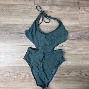 Aerie Green One-Piece Swimsuit